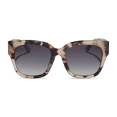 BELLA II - CREAM TORTOISE + GREY GRADIENT SUNGLASSES