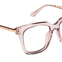 BELLA - LIGHT PINK CRYSTAL + GLASSES