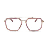 JORDAN - GOLD + FLEUR TORTOISE TEMPLE TIPS + GLASSES