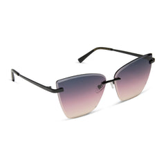 BECKY V - BLACK + TWILIGHT GRADIENT SUNGLASSES