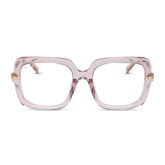 SANDRA - LIGHT PINK CRYSTAL + GLASSES