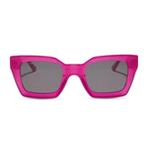GREER - BRIGHT TULIP + GREY SUNGLASSES