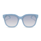 GIA - LIGHT BLUE + SLATE GRADIENT FLASH SUNGLASSES