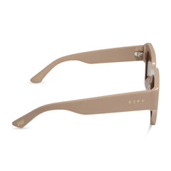 LOREN - ALMOND + BROWN SUNGLASSES