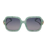 ARIEL - GREEN PEARL + LAVENDER GRADIENT + POLARIZED SUNGLASSES