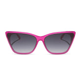 ALINA - BRIGHT TULIP + GREY GRADIENT SUNGLASSES