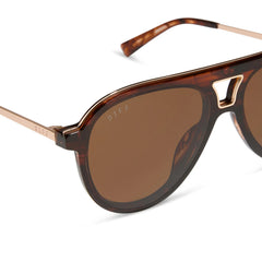 TOSCA III - SEQUOIA TORTOISE + BROWN SUNGLASSES