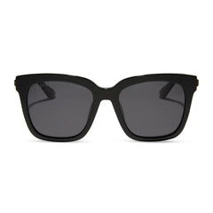 BELLA - BLACK + GREY + POLARIZED SUNGLASSES