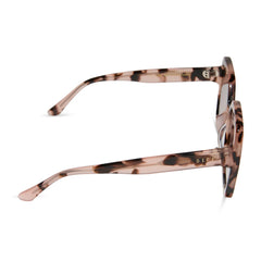 SLOANE - HIMALAYAN TORTOISE + TAUPE MIRROR SUNGLASSES