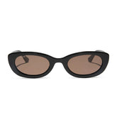 RAYA - BLACK + BROWN SUNGLASSES