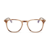 GRIFFIN - CREAM TORTOISE + BLUE LIGHT READERS