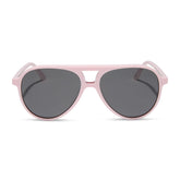 TOSCA II - POWDER PINK + GREY SUNGLASSES