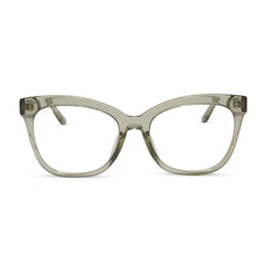 WINSTON - OLIVE CRYSTAL + GLASSES