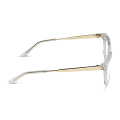 SYLVIA - CRYSTAL CLEAR + GLASSES