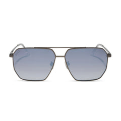 BERKELY - GUNMETAL + SLATE GRADIENT FLASH + POLARIZED SUNGLASSES