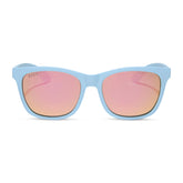 STORM - MATTE BABY BLUE + SHERBET RAINBOW MIRROR + POLARIZED SUNGLASSES