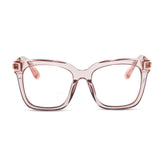 BELLA - LIGHT PINK CRYSTAL + GLASSES