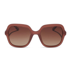 MARLO - TERRACOTTA + BROWN GRADIENT + POLARIZED + SUNGLASSES
