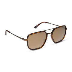 COLONEL WARD - BRONZE + BROWN FLASH SUNGLASSES