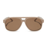 NASH - ALMOND + BROWN SUNGLASSES