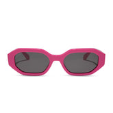 ALLEGRA - BRIGHT PINK + GREY SUNGLASSES