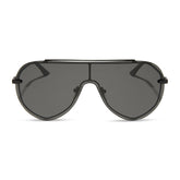 IMANI - BLACK + GREY SUNGLASSES