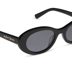 SABRINA - BLACK + GREY + POLARIZED SUNGLASSES
