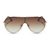 IMANI - GOLD + BROWN GRADIENT SUNGLASSES