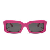 INDY - BRIGHT PINK + GREY SUNGLASSES