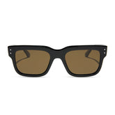 CASH - BLACK + BROWN + POLARIZED SUNGLASSES