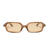 ELLE - TORTOISE + BROWN TINT SUNGLASSES