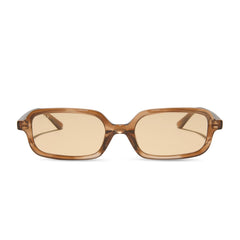 ELLE - TORTOISE + BROWN TINT SUNGLASSES