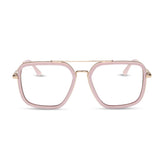 JORDAN - POWDER PINK + GOLD + GLASSES