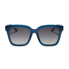 MEREDITH - CLUBHOUSE BLUE + GREY GRADIENT + POLARIZED SUNGLASSES