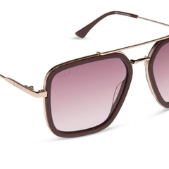 JORDAN - RUGBY RED + BURGUNDY GRADIENT SUNGLASSES