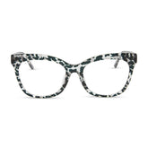 WINSTON - CLEAR LEOPARD + GLASSES