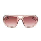 COLLINS - VINTAGE ROSE CRYSTAL + DUSK GRADIENT SUNGLASSES