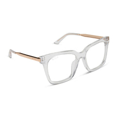 BELLA - CLEAR CRYSTAL + GOLD + GLASSES
