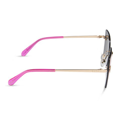 ROOKIE - HOT PINK + HOT PINK MIRROR SUNGLASSES