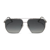 BERKELY - GUNMETAL + GREY GRADIENT + POLARIZED SUNGLASSES