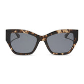 VIVIENNE - ESPRESSO TORTOISE + GREY + POLARIZED SUNGLASSES
