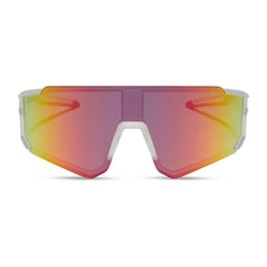 HEAT - CRYSTAL CLEAR + RAINBOW MIRROR + POLARIZED SUNGLASSES