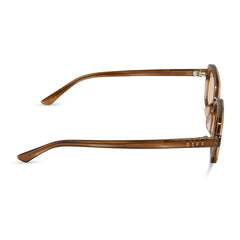 ELLE - TORTOISE + BROWN TINT SUNGLASSES