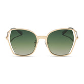 DONNA III - GOLD + COOL MATCHA GRADIENT + POLARIZED SUNGLASSES