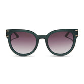 ANNA - RICH EMERALD + ROYAL PURPLE GRADIENT SUNGLASSES