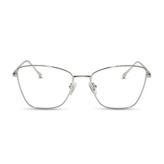 CONNIE - SILVER + GLASSES