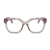AVA - LIGHT PINK CRYSTAL + BLUE LIGHT READERS
