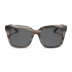 BELLA - SMOKE MARBLE + GREY + POLARIZED SUNGLASSES