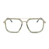 JORDAN - MATCHA + GOLD + BLUE LIGHT GLASSES