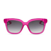 BELLA XS - BRIGHT TULIP + GOLD + GREY GRADIENT SUNGLASSES